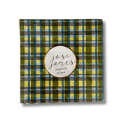 Green & Blue Plaid Napkins Large
