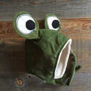 Ear Hat In Green Frog