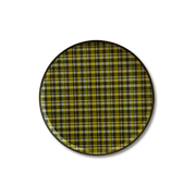 Green Plaid Small Plate