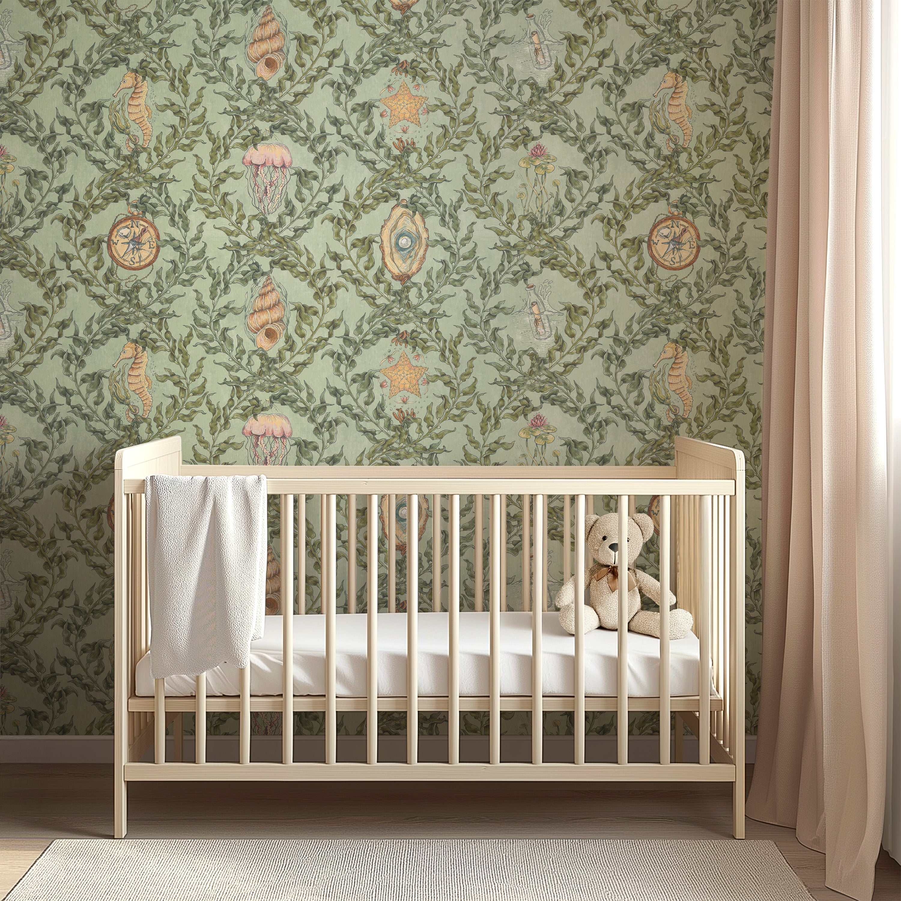 Perla Wallpaper By Naturally Antique