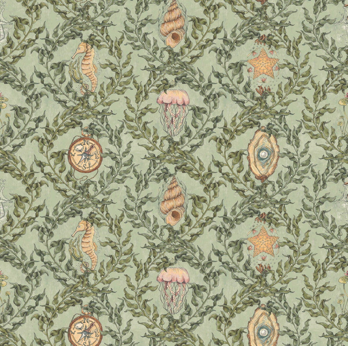 Perla Wallpaper By Naturally Antique