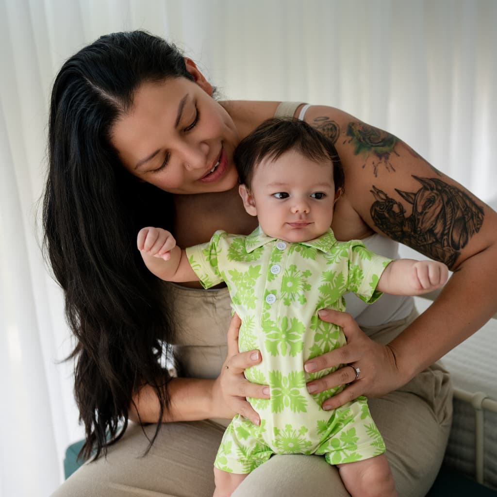 Napuanani In Pakalana Polo Bamboo Romper