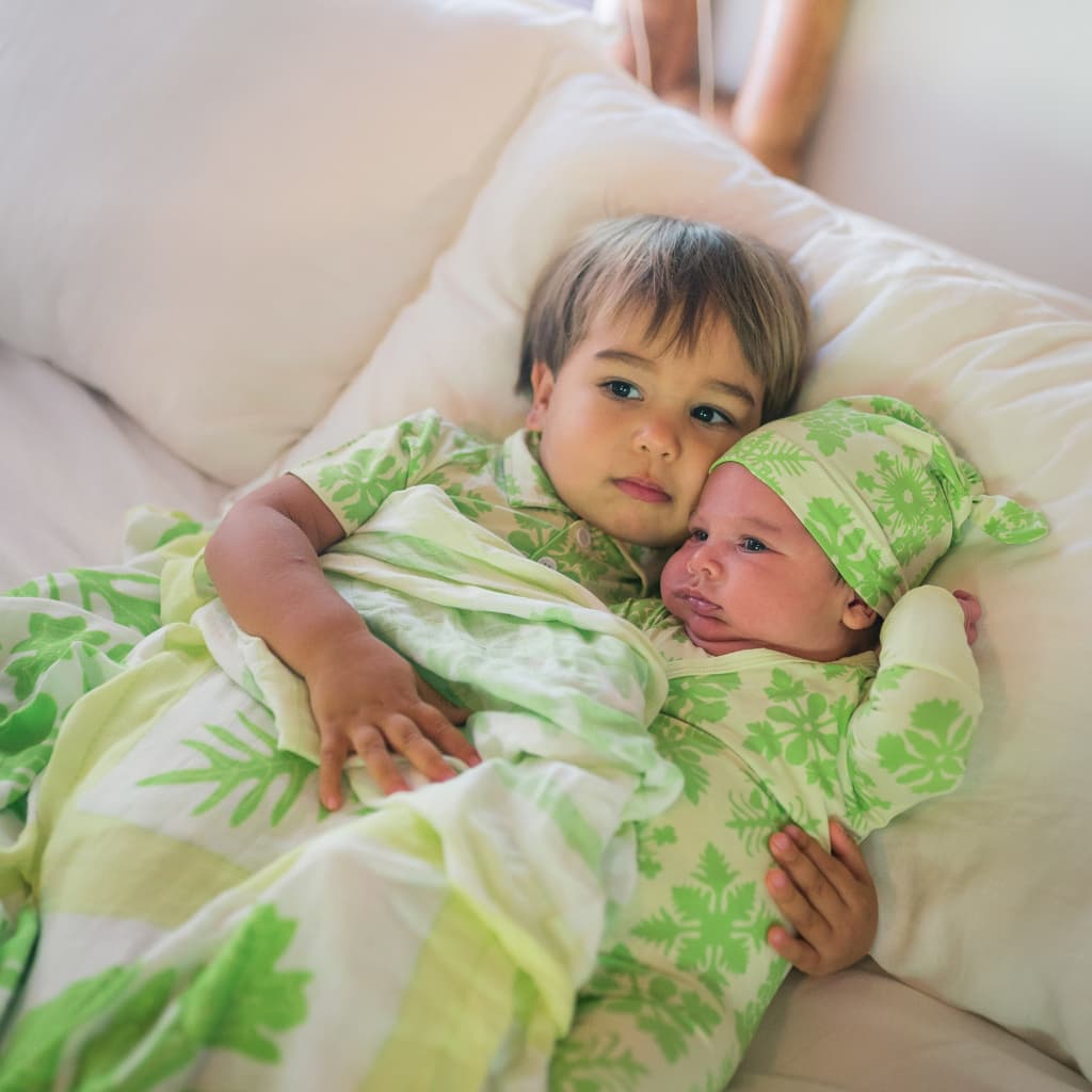 Napuanani In Pakalana Muslin Swaddle Blanket