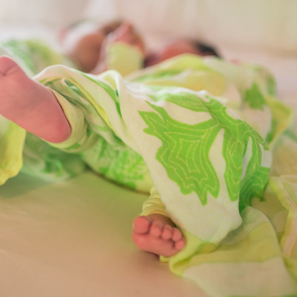 Napuanani In Pakalana Muslin Swaddle Blanket