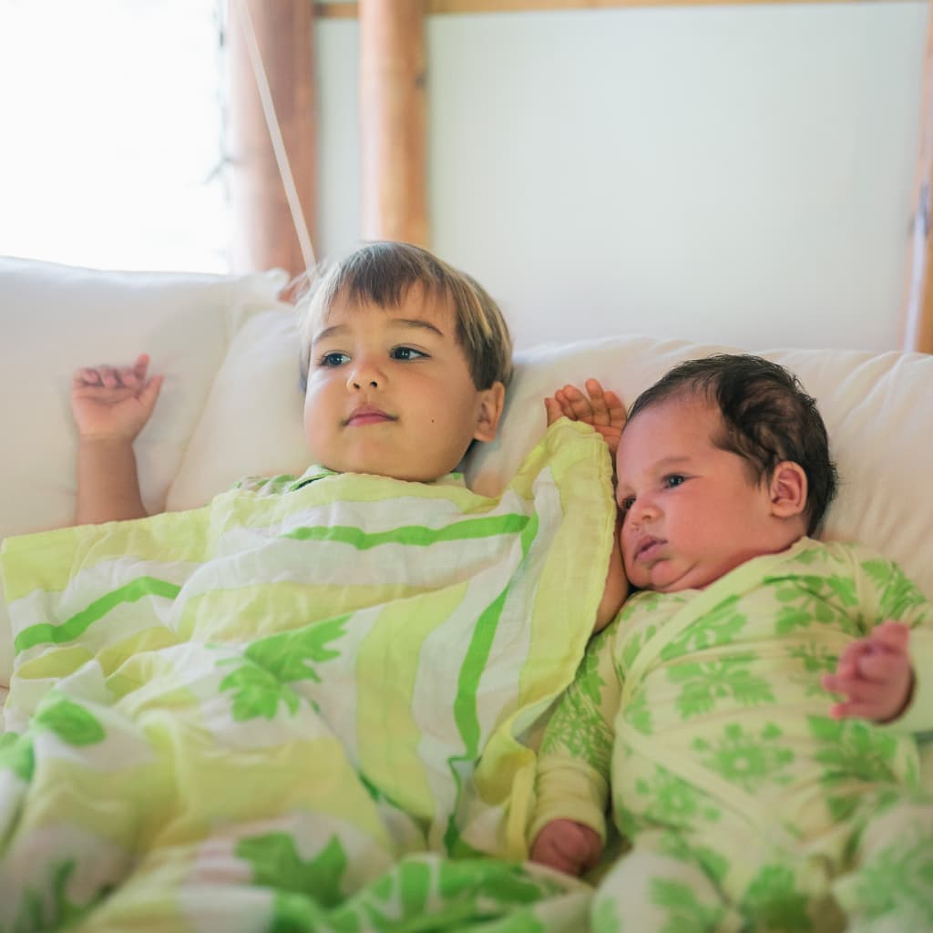 Napuanani In Pakalana Muslin Swaddle Blanket