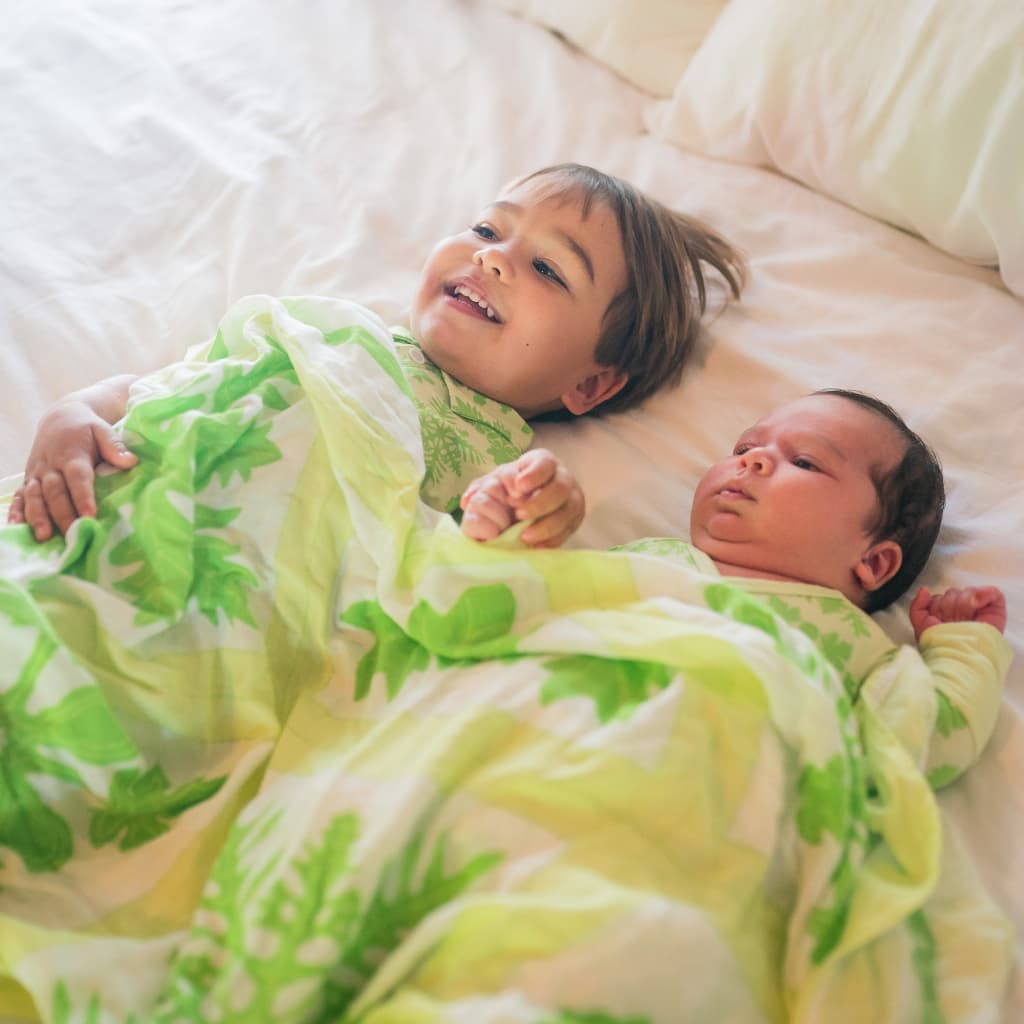 Napuanani In Pakalana Muslin Swaddle Blanket