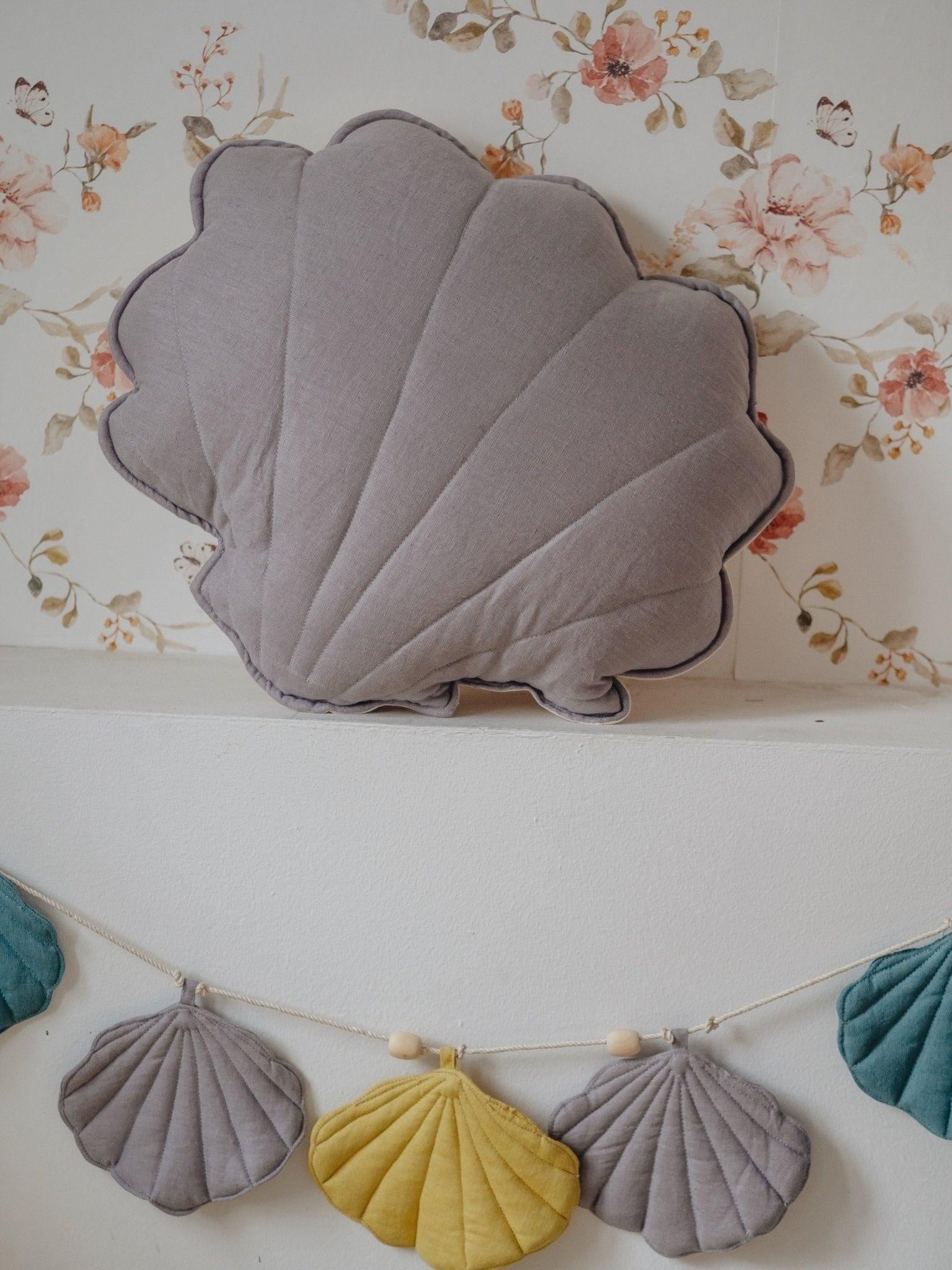 Linen Gray Shell Pillow