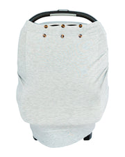 ® Luxe Protection™ Bamboo Multi-use Antimicrobial Air Filtering Infant Cover Grey