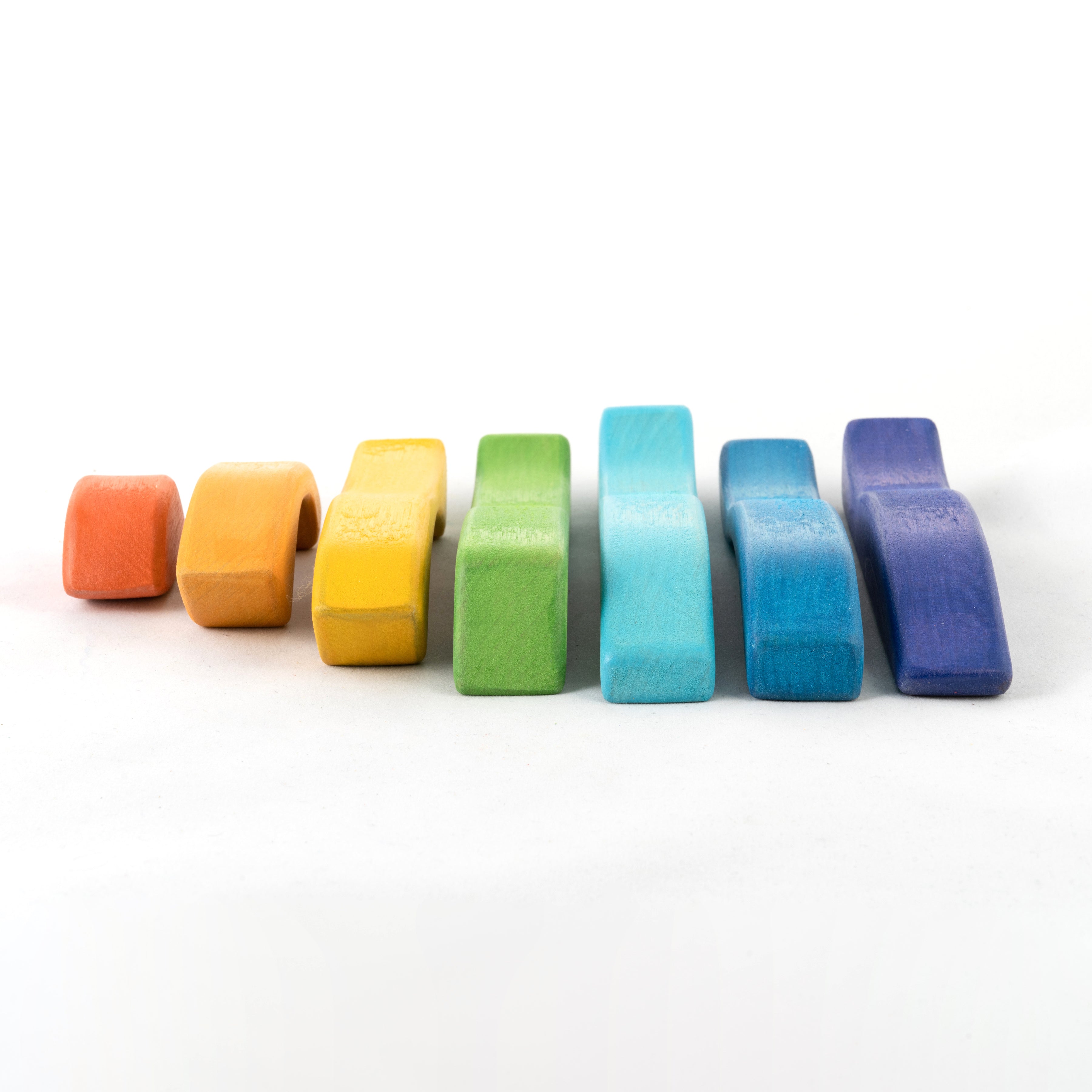 Wooden Rainbow Stacker For Toddlers