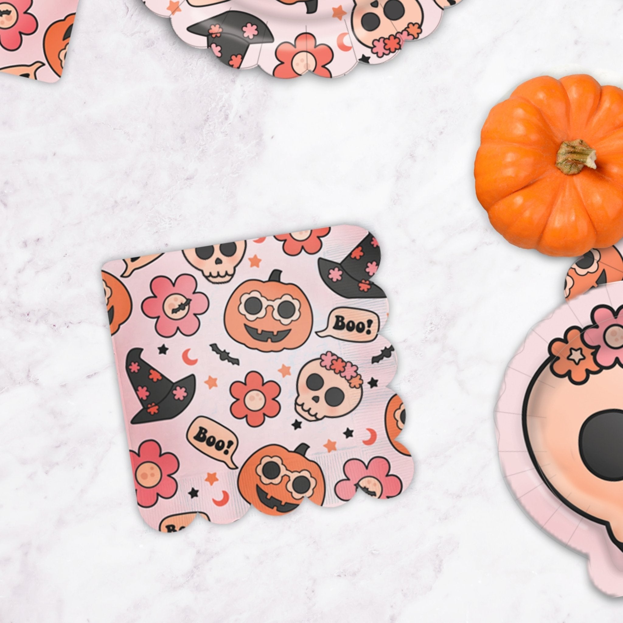 Groovy Halloween Icon Napkins