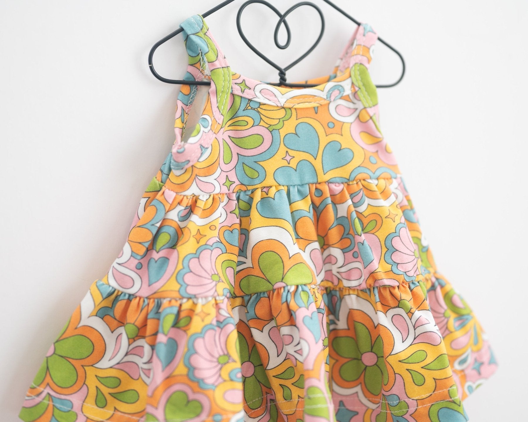 Groovy Flower Power 18 Inch Doll Dress