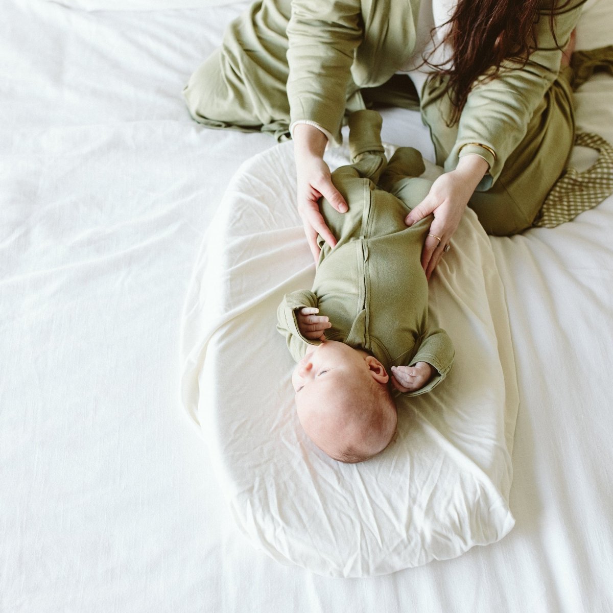 Grow With You Footie + Snug Fit | Artichoke