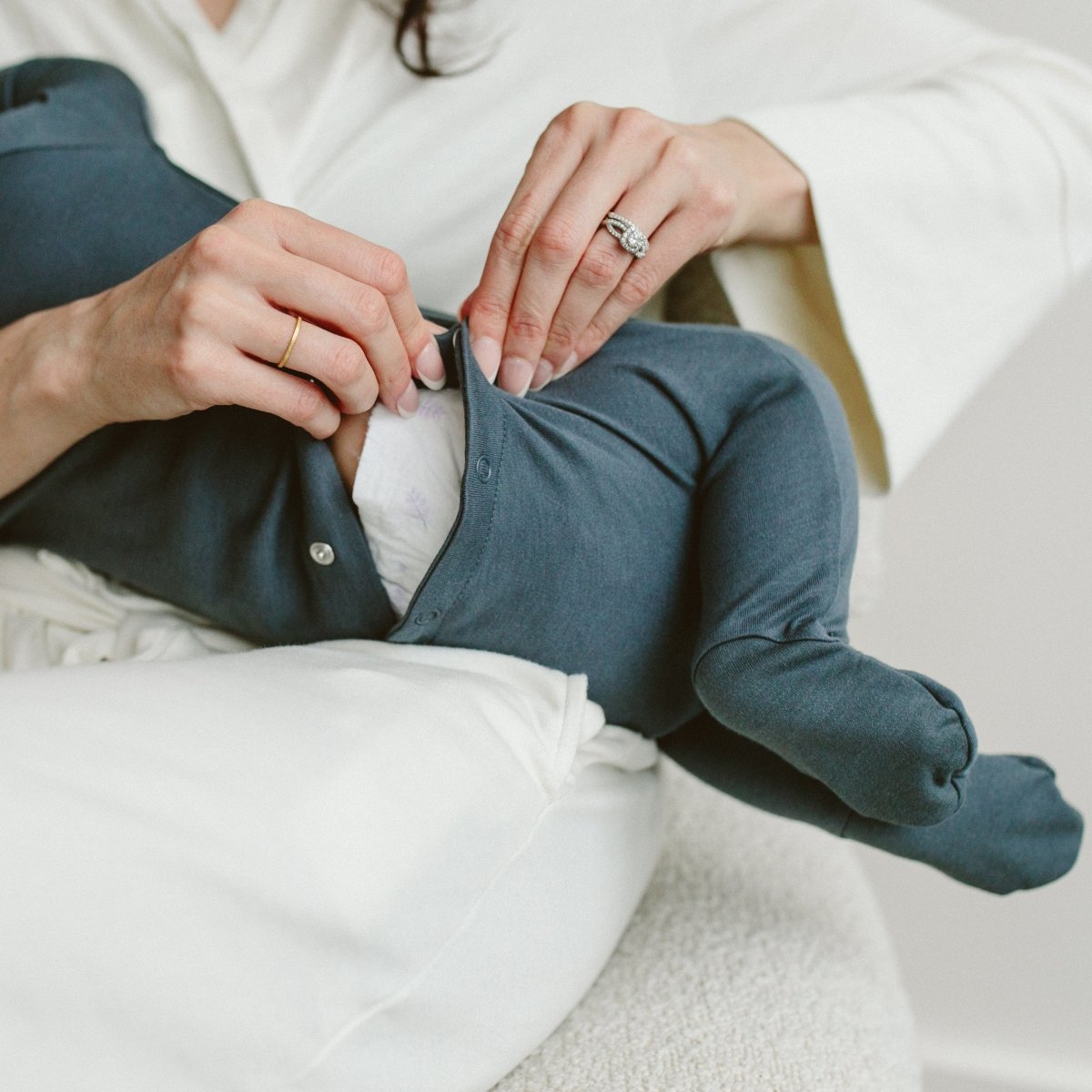 Grow With You Footie | Midnight