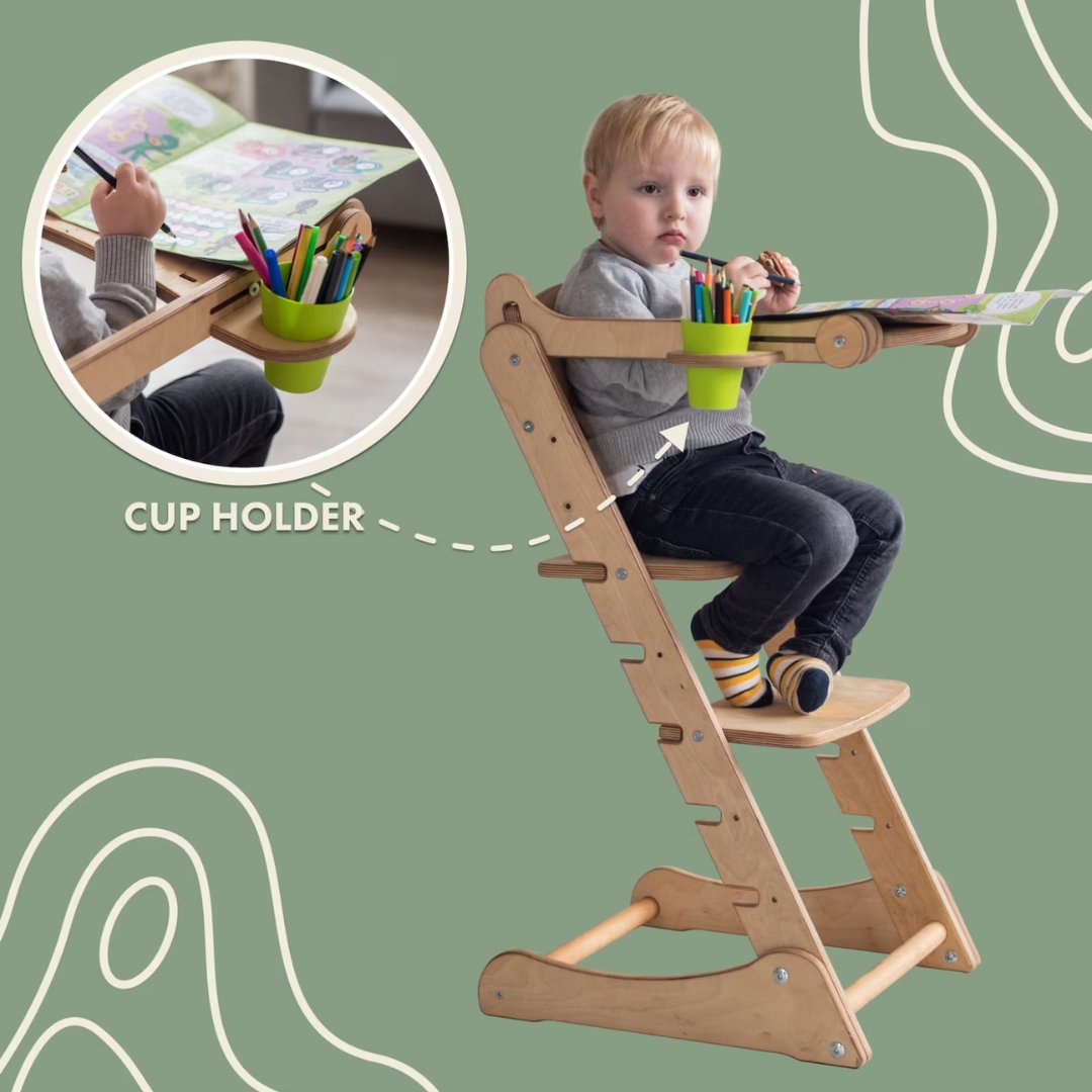 Growing High Chair  - Chocolate