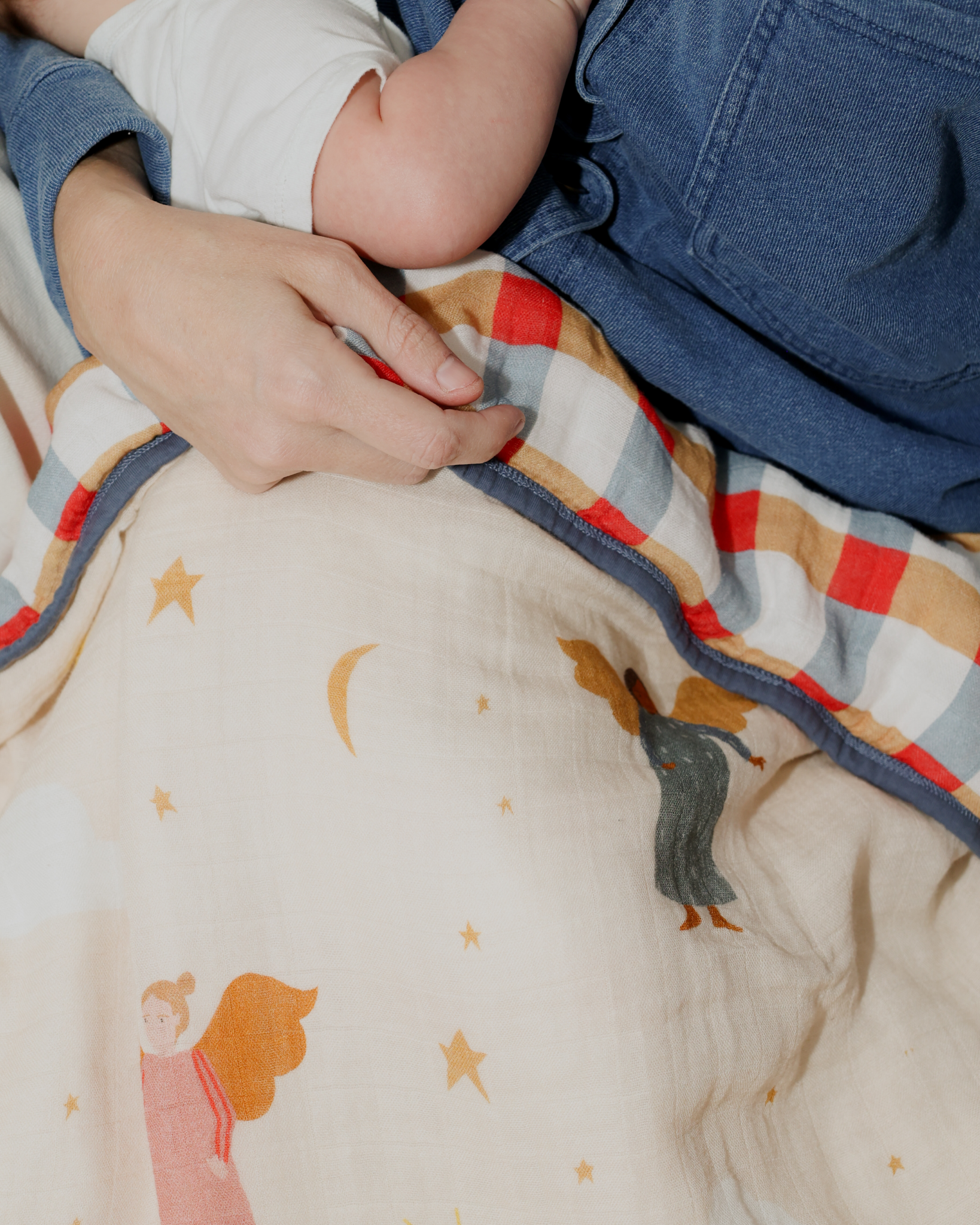 Deluxe Muslin Baby Blanket Quilt