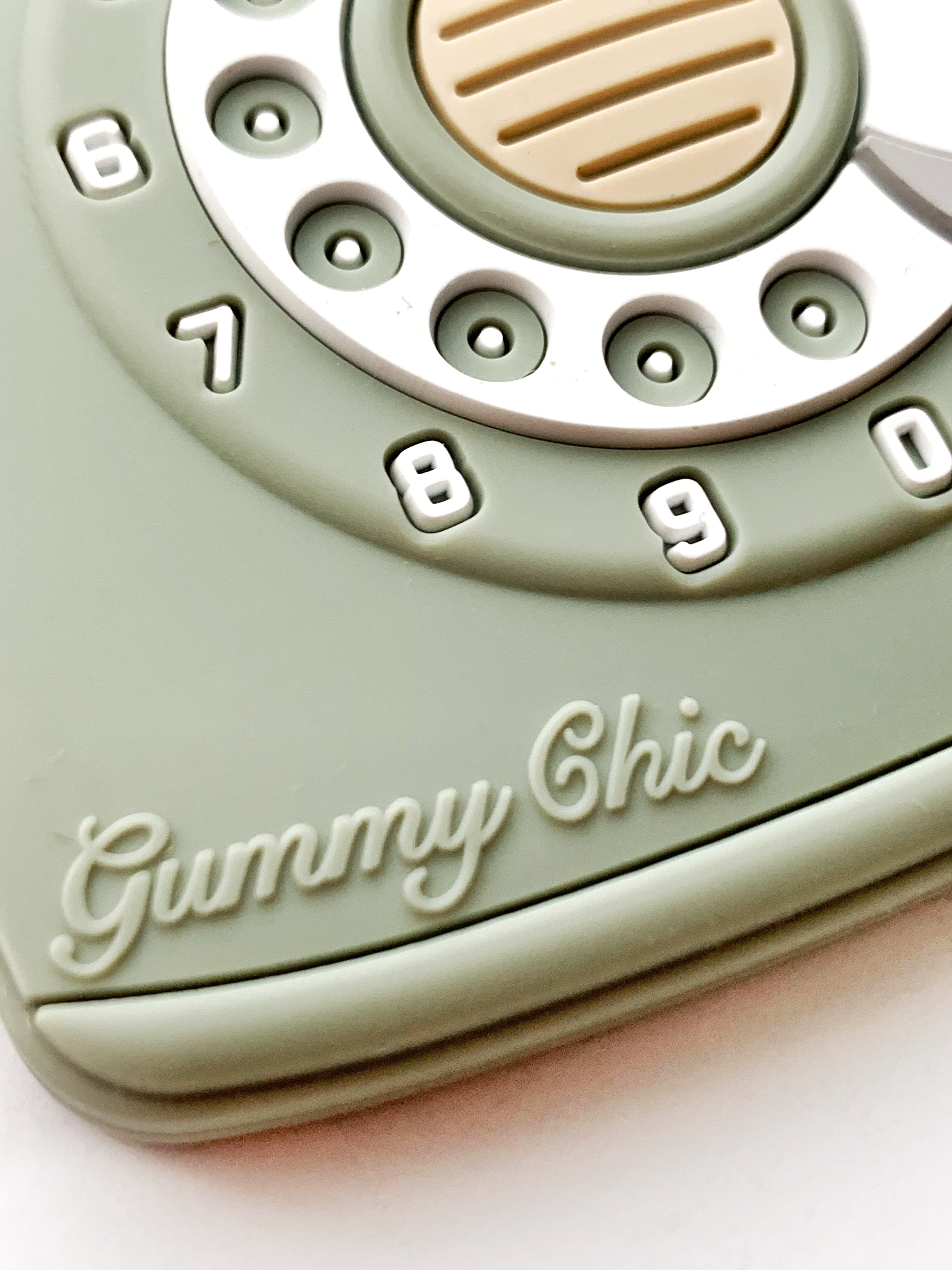 Cool Baby Teether: Rotary Dial Phone Design