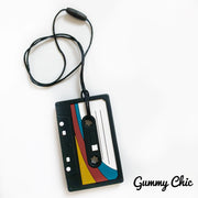 Bestseller Cassette Tape Teether - Fun Sensory Chew Pendant For Kids -