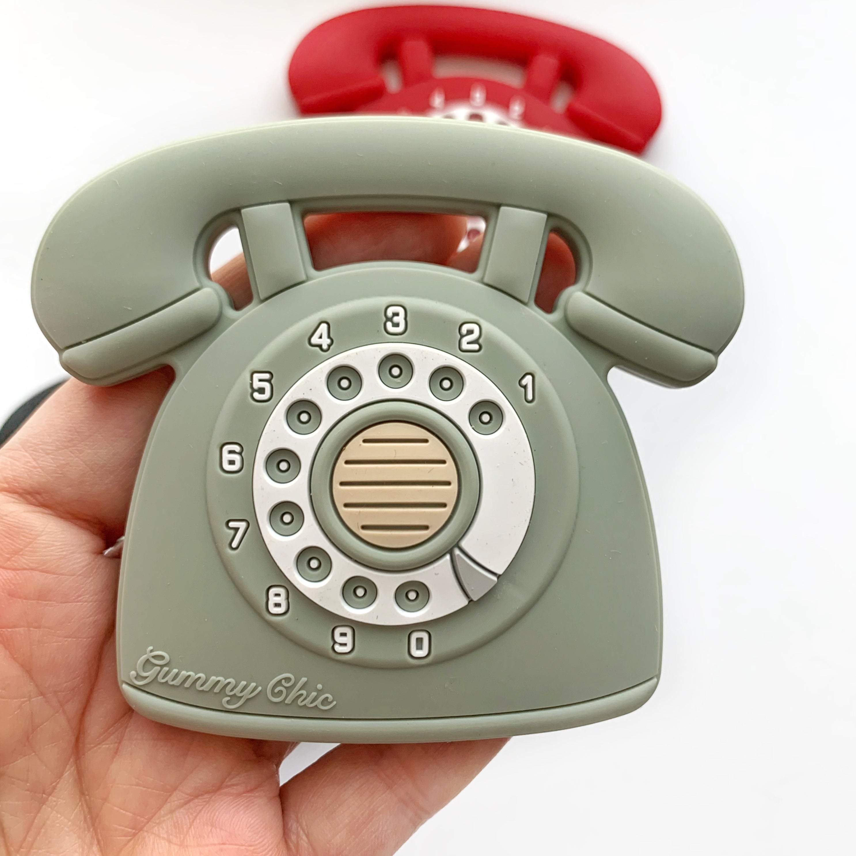 Cool Baby Teether: Rotary Dial Phone Design