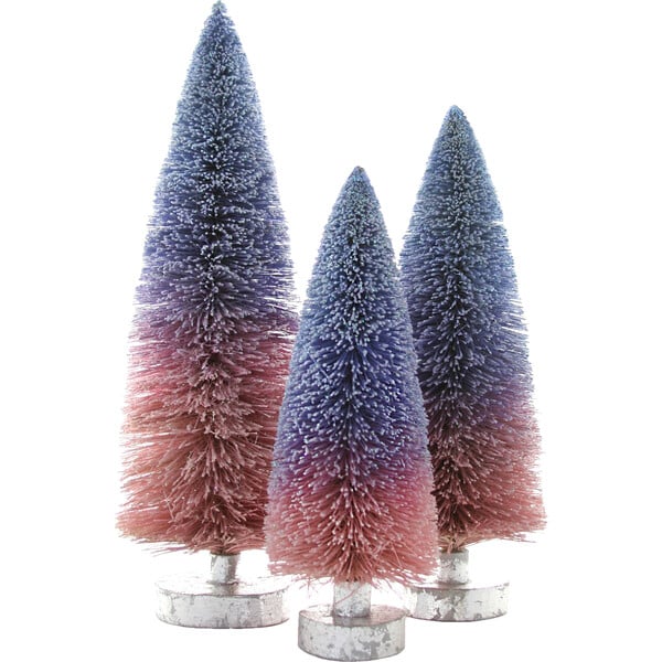 Set Of 3 Glitter Buri Tree Set, Harmony