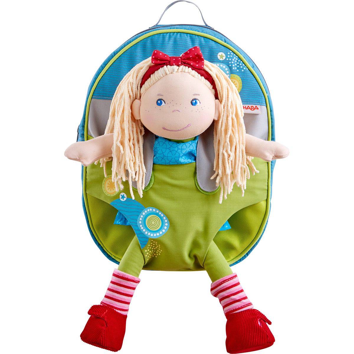 Summer Meadow Backpack To Carry 12" Soft Dolls