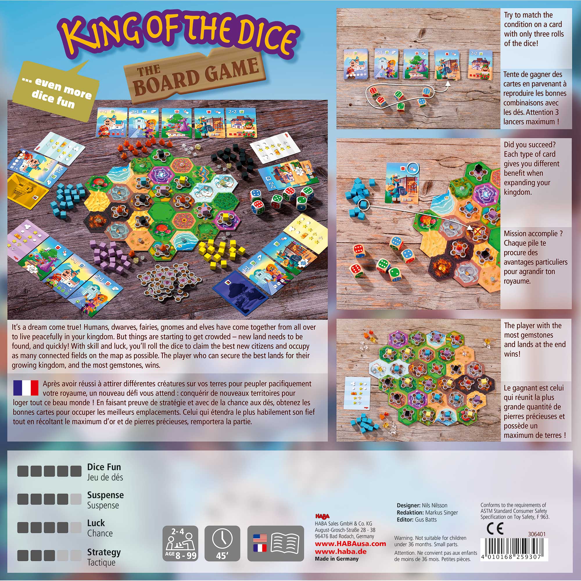 King Of The Dice Board Game