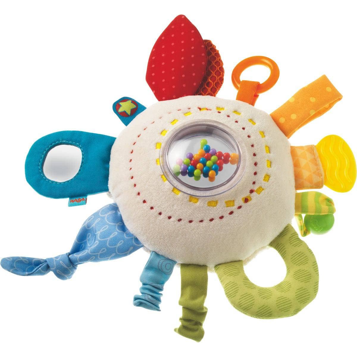 Teether Cuddly Rainbow Round Activity Toy