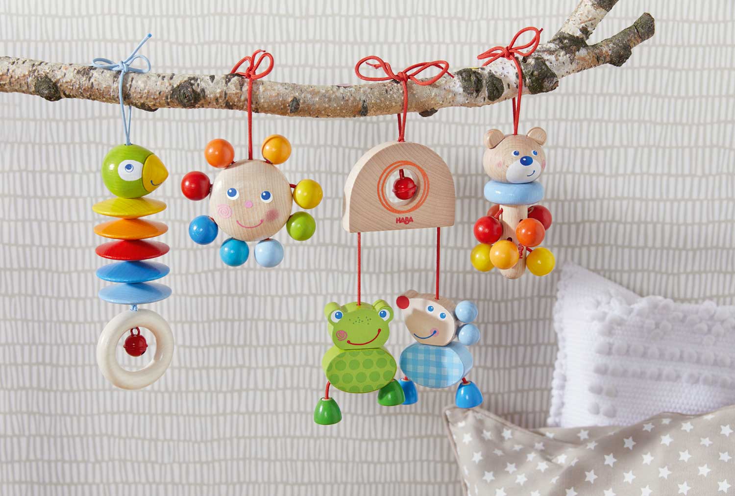 Dangling Figure Parrot Stroller & Crib Toy