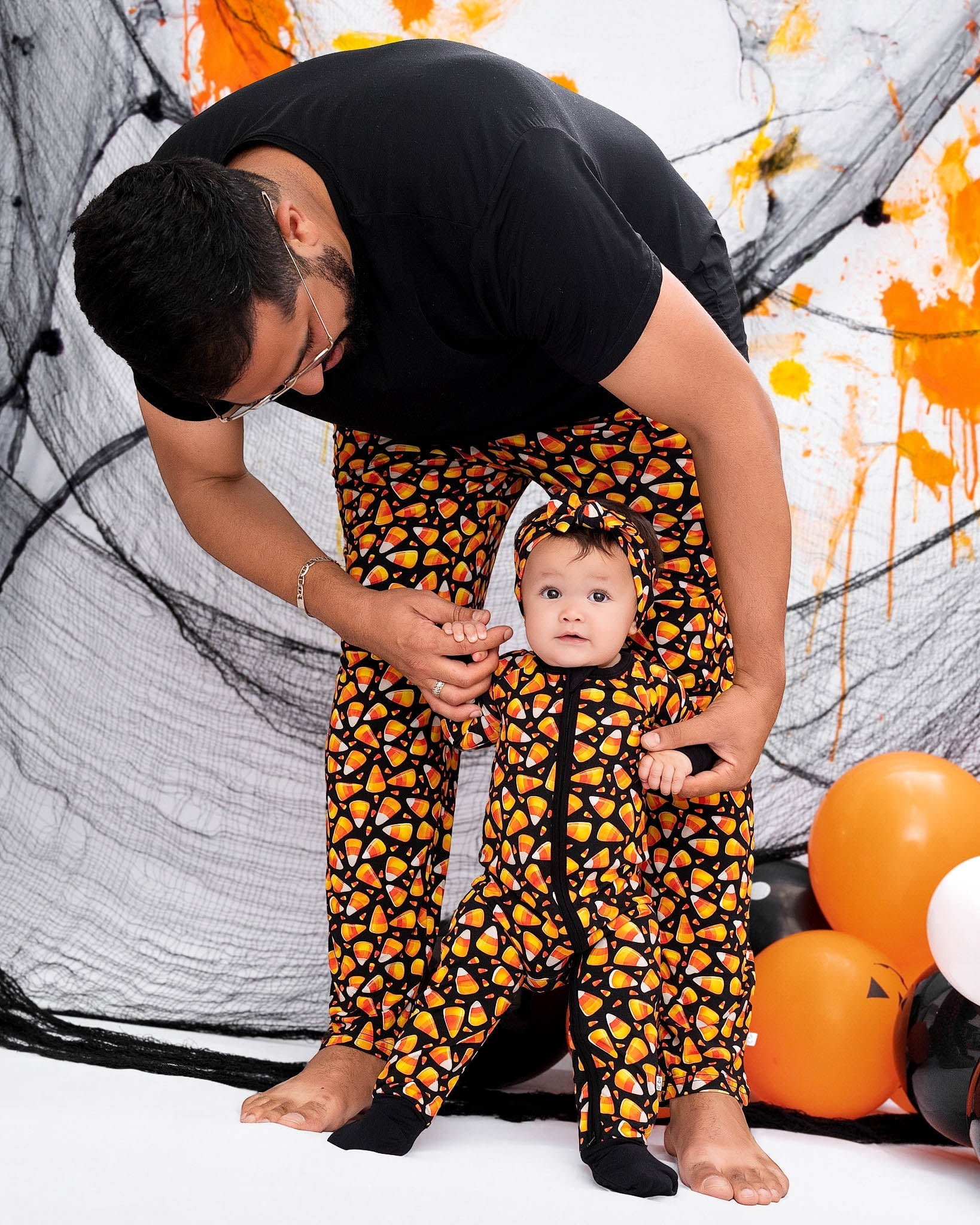 Halloween | Candy Corn | Men’s Bamboo Lounge Pants