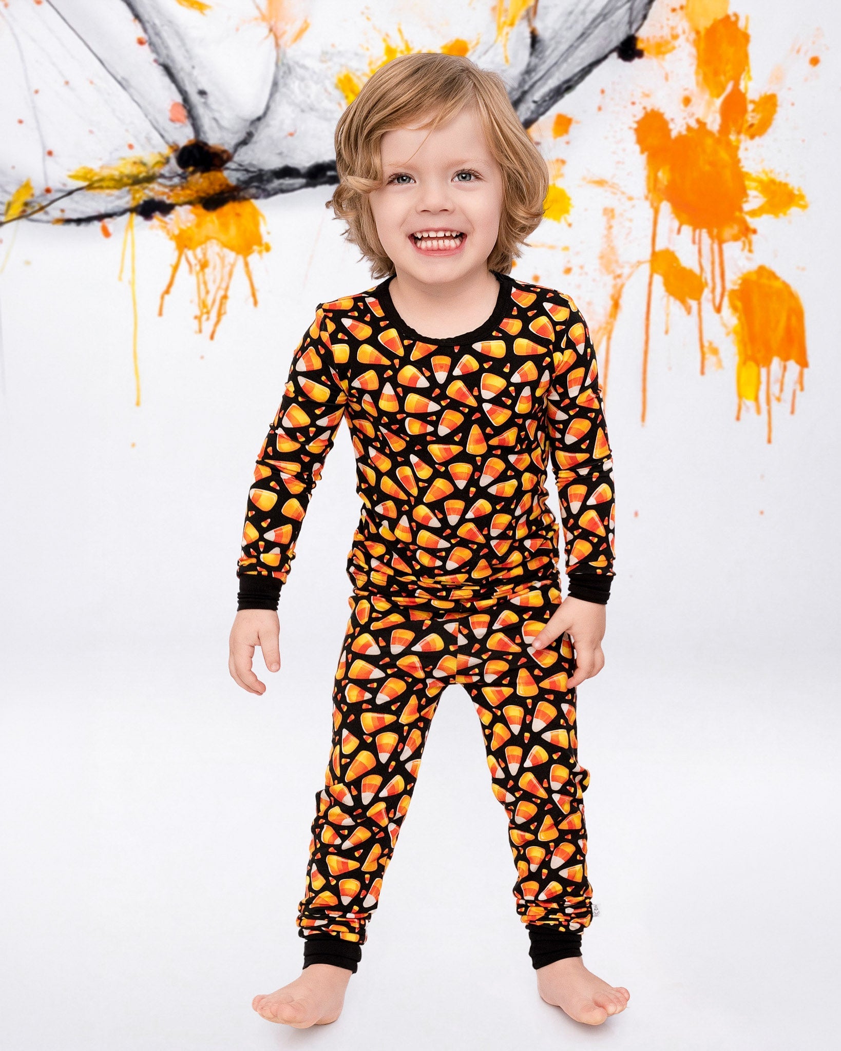 Halloween | Candy Corn | Bamboo Two-piece Pajamas