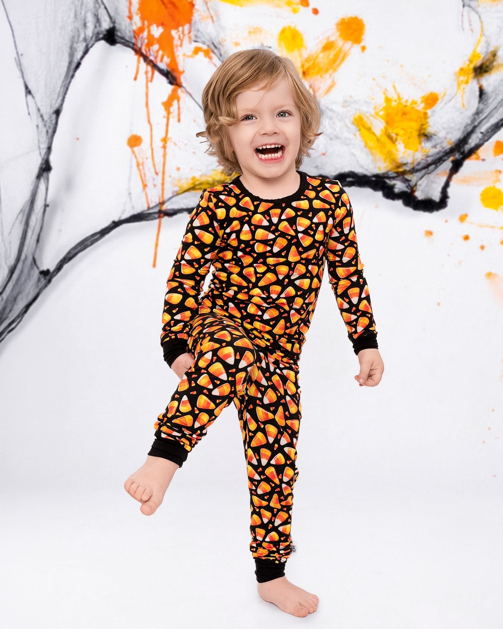 Halloween | Candy Corn | Bamboo Two-piece Pajamas