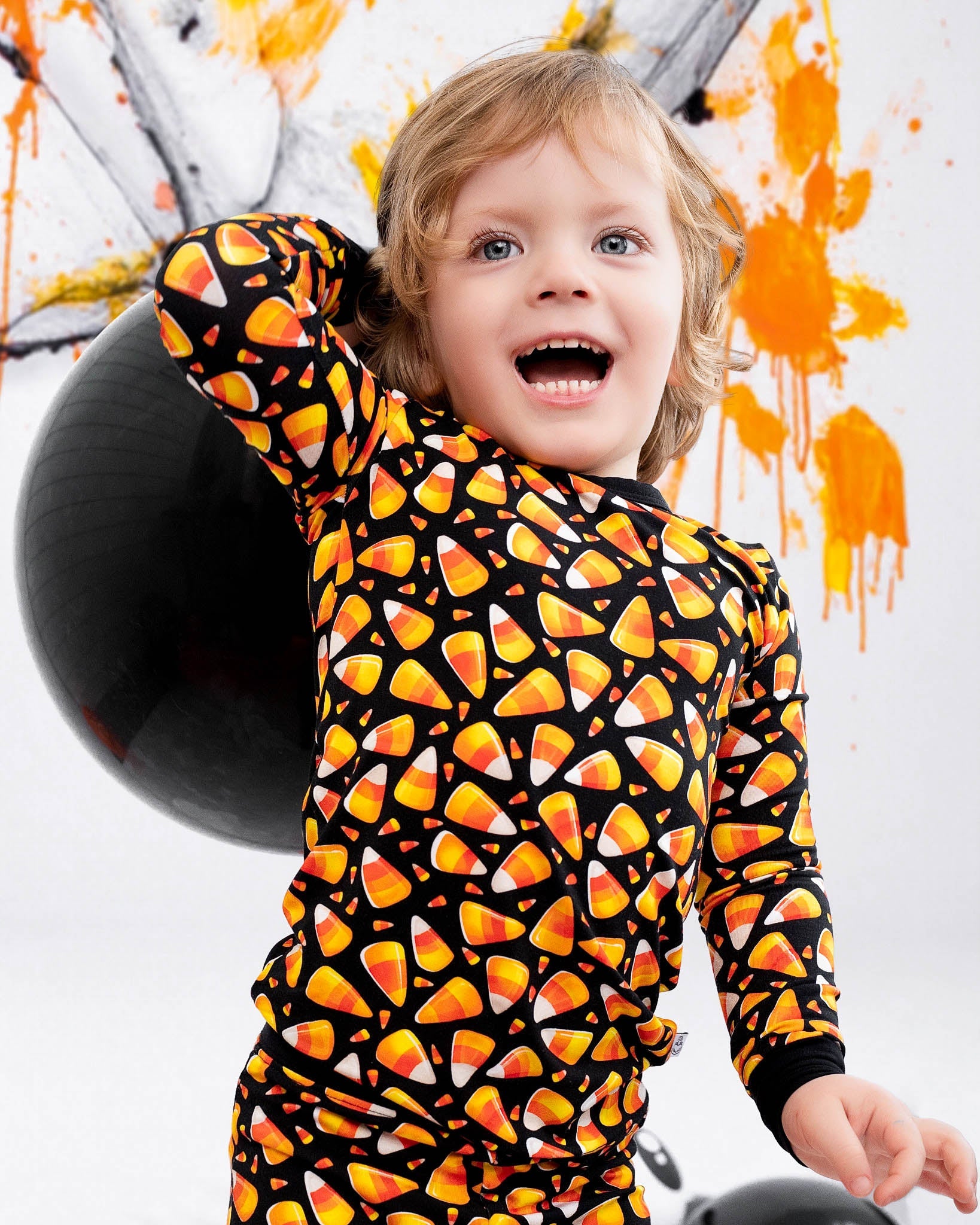 Halloween | Candy Corn | Bamboo Two-piece Pajamas
