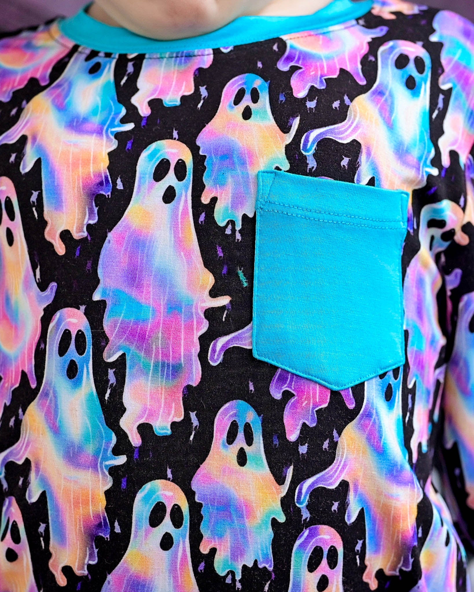 Halloween | Ghoulish Ghosts | Bamboo Pocket Tee