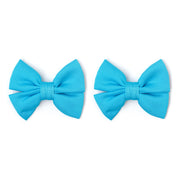 Halloween | Phantom Blue | Pigtail Clip Bows