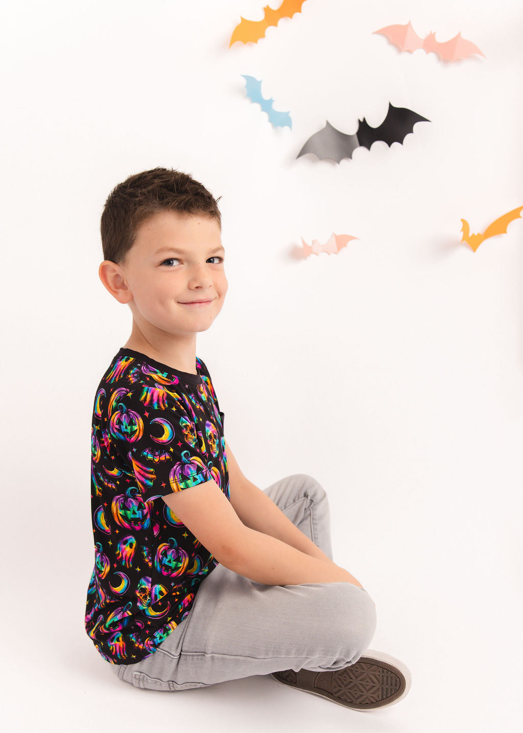 Halloween | Rainbow Haunts | Bamboo Pocket Tee