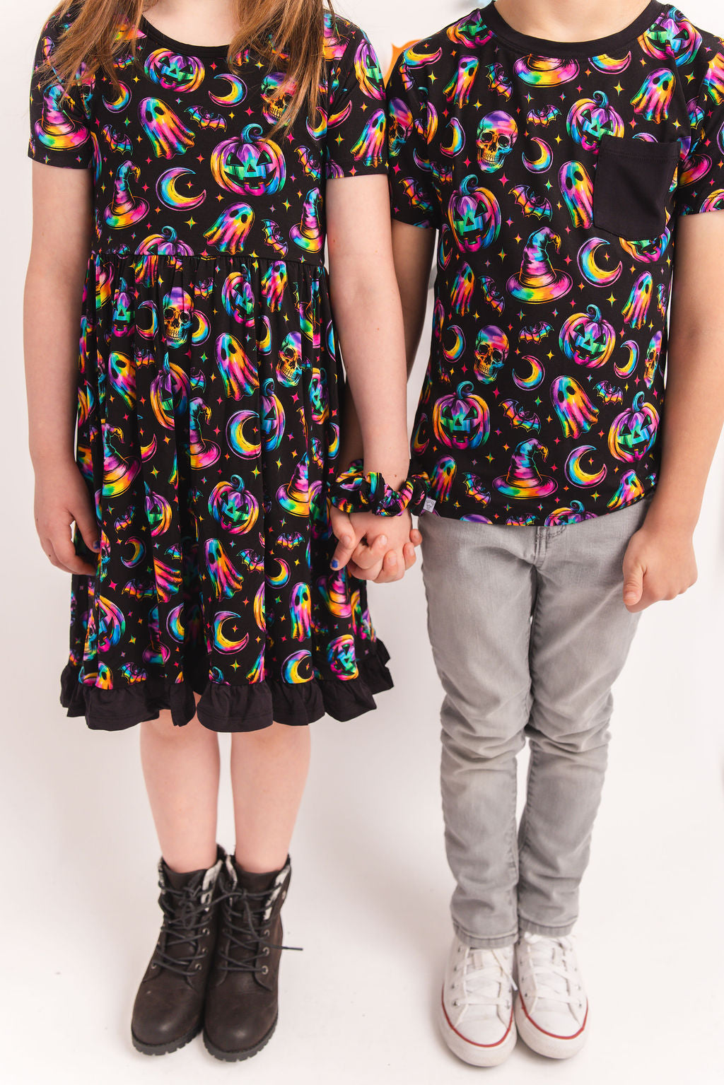 Halloween | Rainbow Haunts | Bamboo Pocket Tee