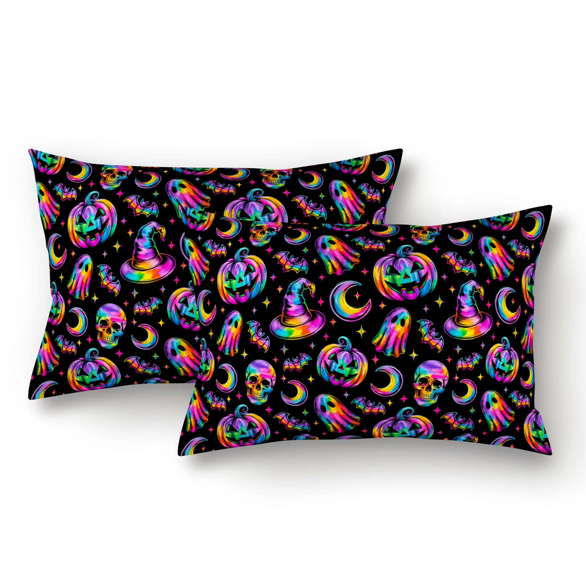 Halloween | Rainbow Haunts | Bamboo Pillowcases (2 Pack)
