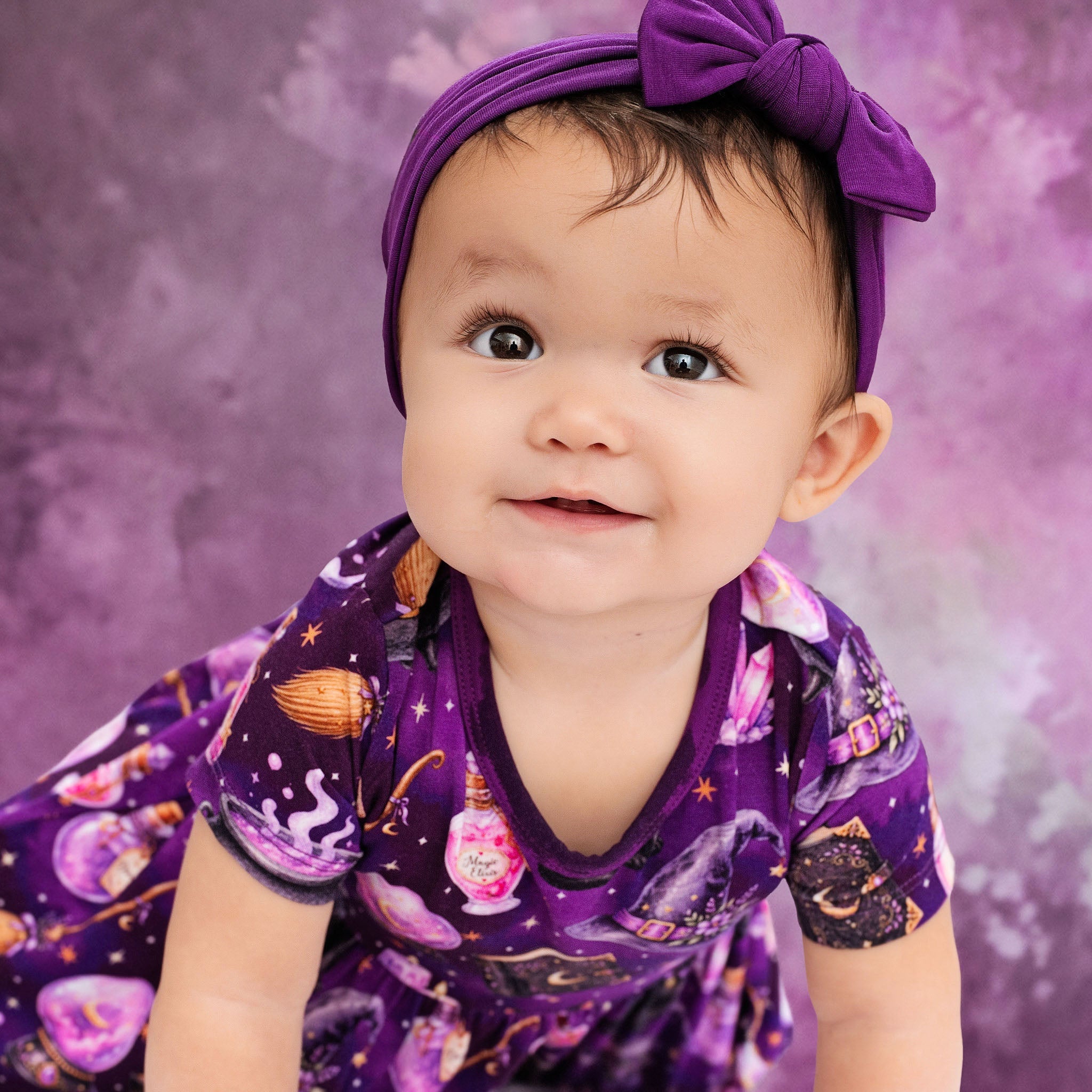 Halloween | Witches’ Brew | Bamboo Baby Bodysuit Dress