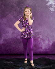 Halloween | Witches’ Brew | Bamboo Peplum & Leggings Set