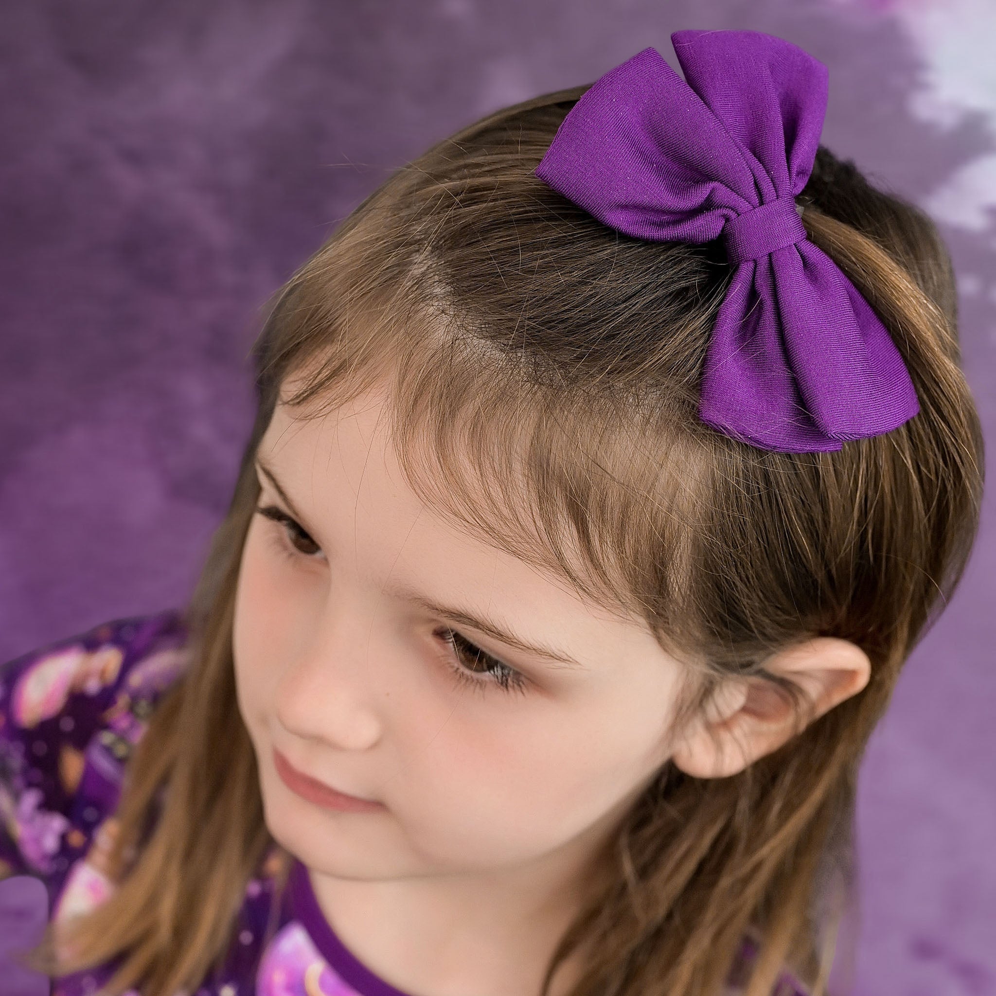 Halloween | Potion Purple | Kids Clip Bow