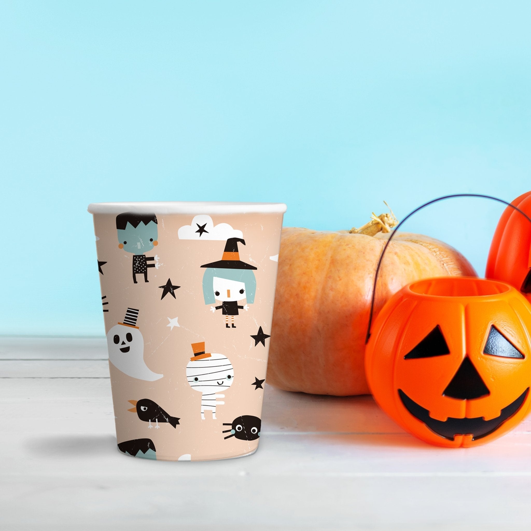 Halloween Friends Icon Paper Cups
