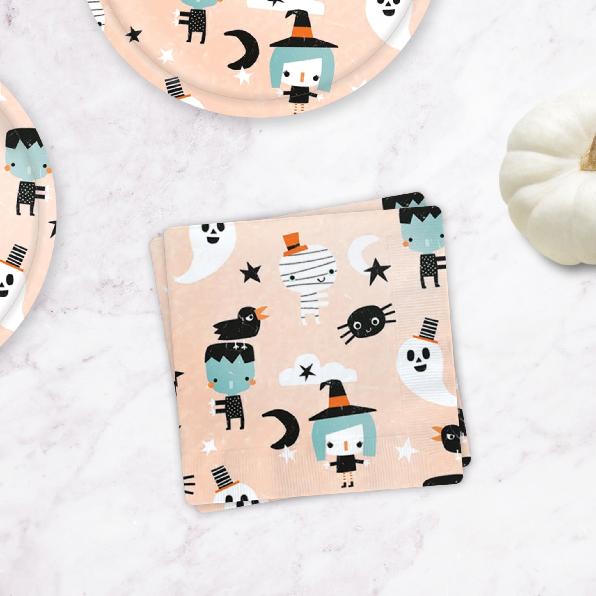 Halloween Friends Icon Paper Napkins