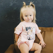 Halloween Print Organic Cotton T-shirt Romper
