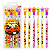 Halloween Stackable Point Pencils - Set Of 6