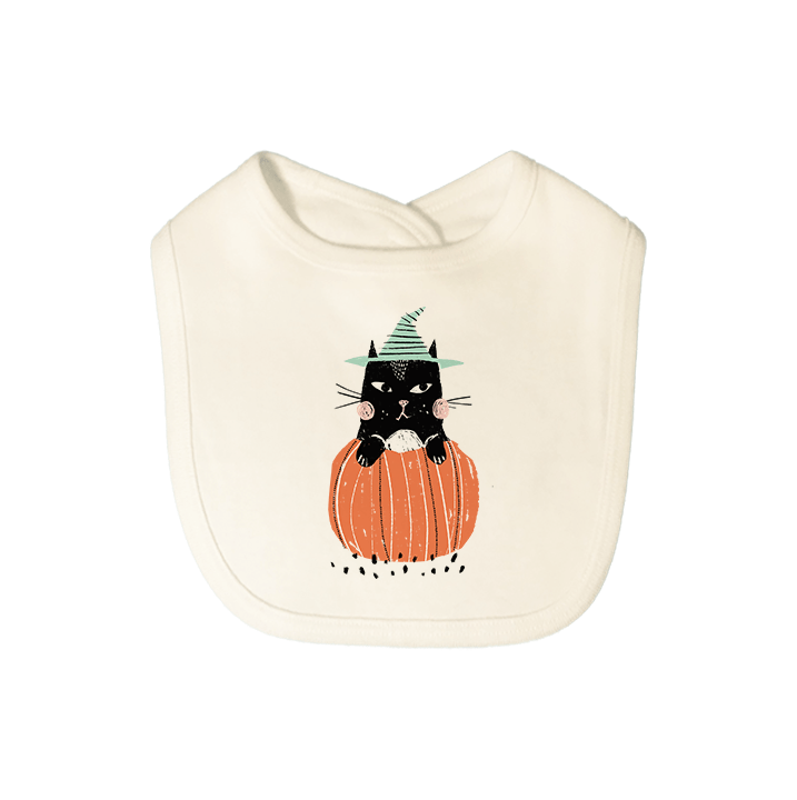 Graphic Bib | Halloween Cat