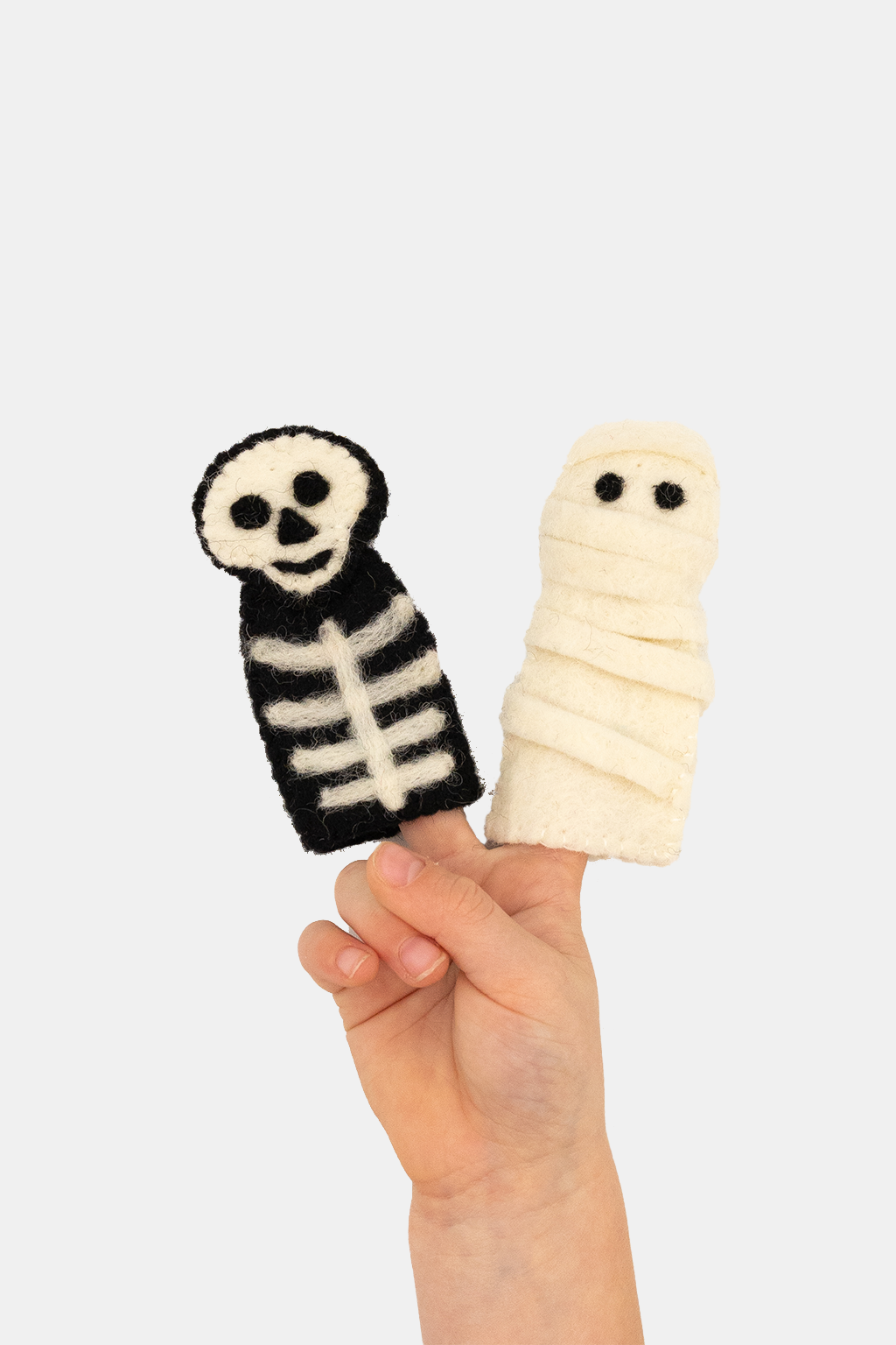Ghost & Mummy Puppet Set (halloween)