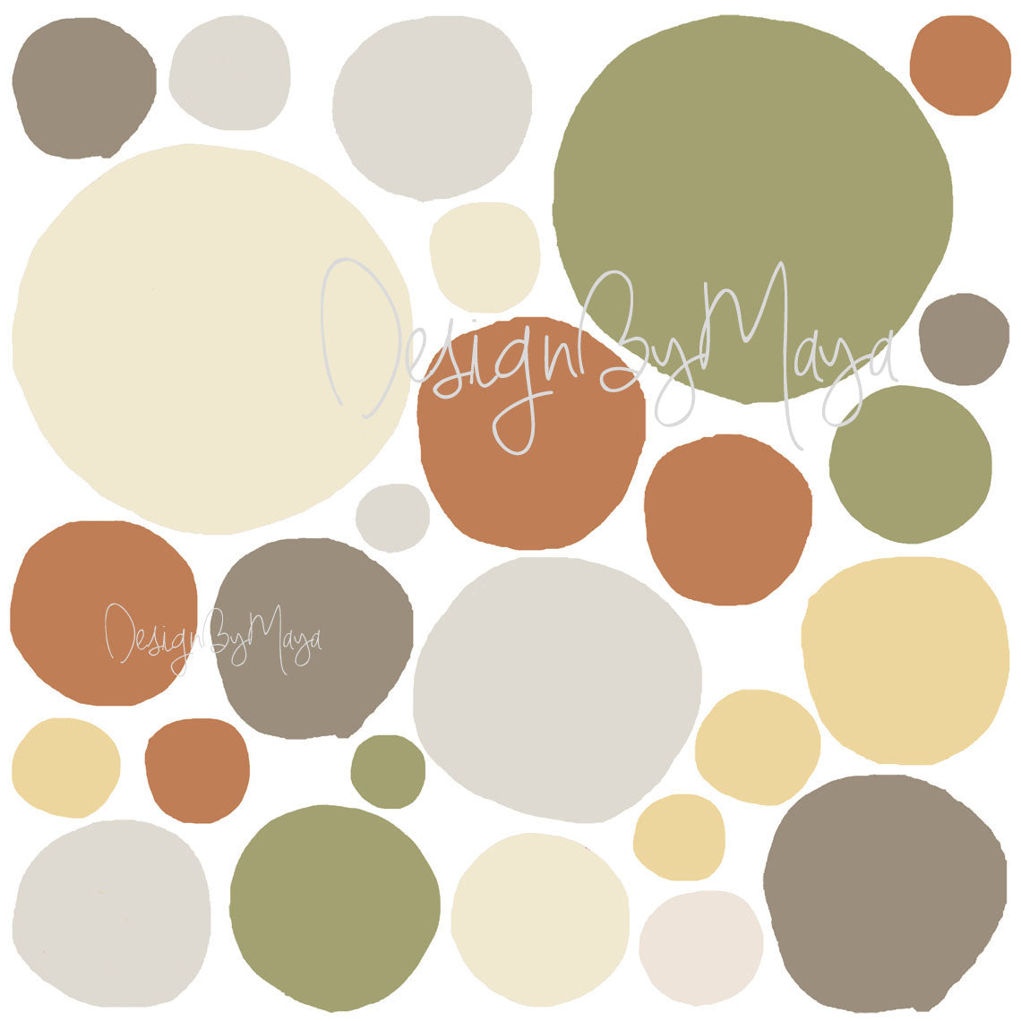 Baby Woodland Animals, Woodland Creatures - Fabric Nursery Wall Art Decals