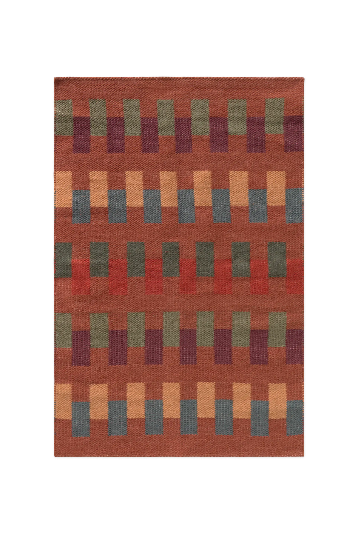 HANDLOOM RUG INTERSECTING SIENNA