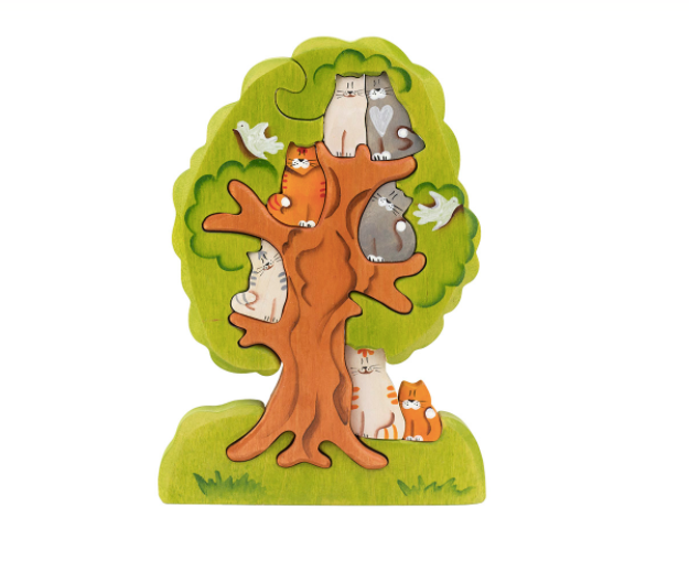 Cats On The Tree Puzzle
