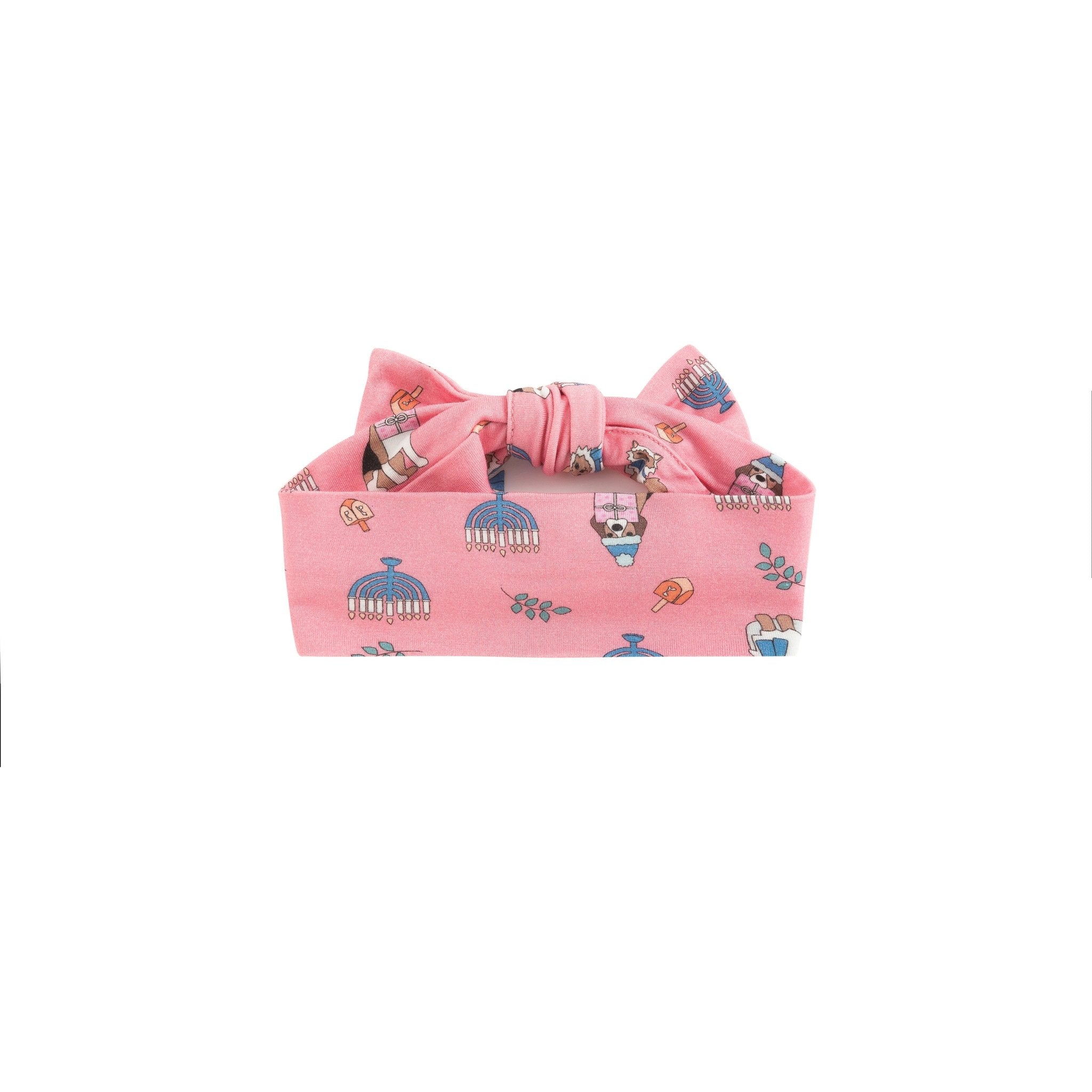 Preorder - Hanukkah Pets (bow Headband) - Pink