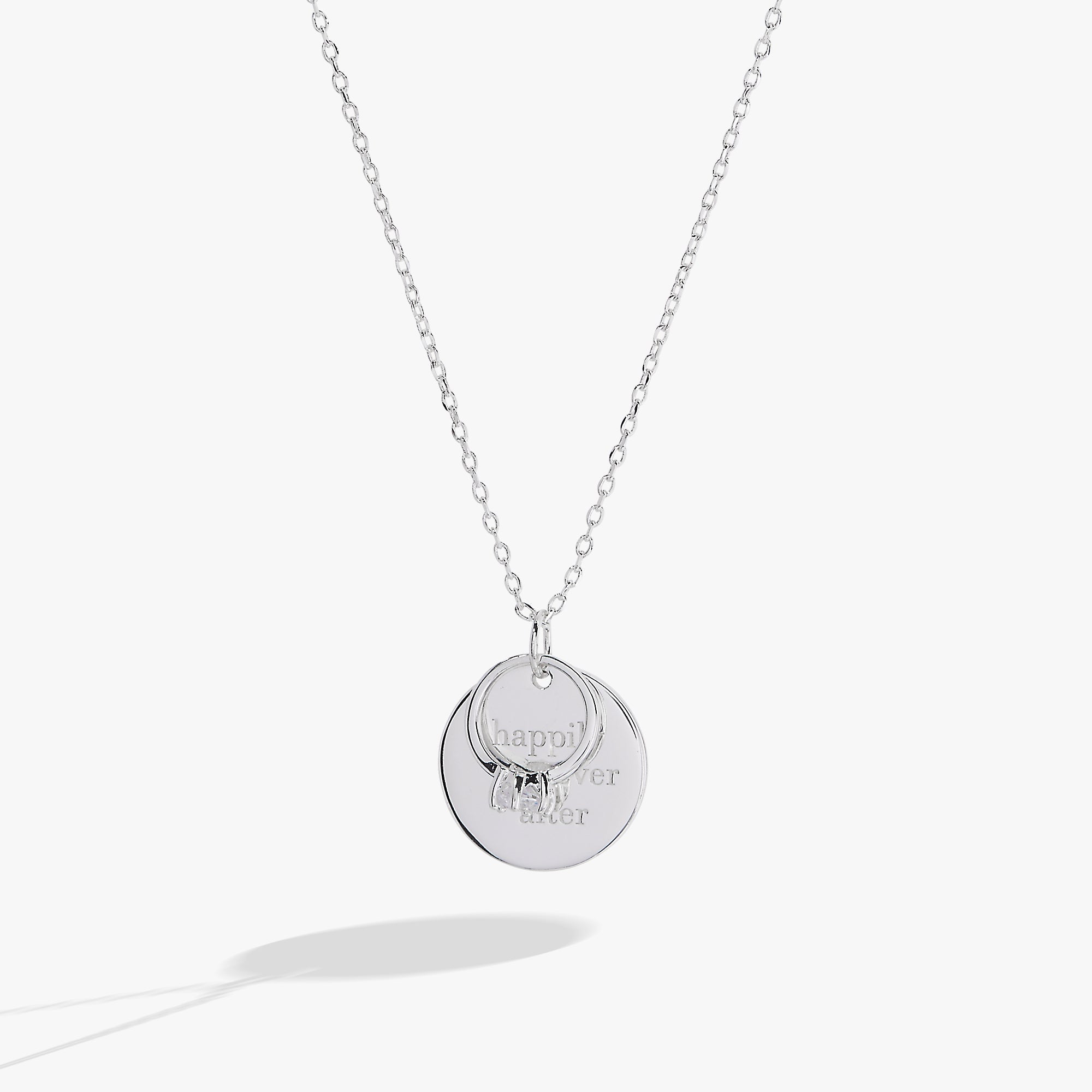 “happily Ever After” Duo Charm Pendant Necklace